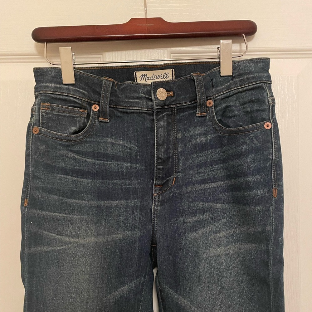 MADEWELL High Riser Skinny Jean in Atlantic - Picture 4 of 11